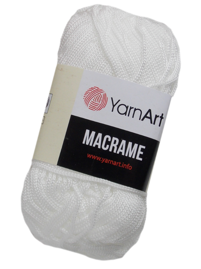 Macrame (YarnArt) цвет № 154 белый