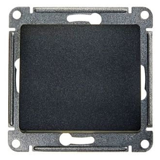 Выключатель одноклавишный с подсветкой Schneider Electric Glossa GSL000713 Anthracite