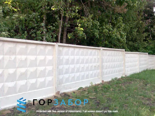 Бетонный забор под ключ