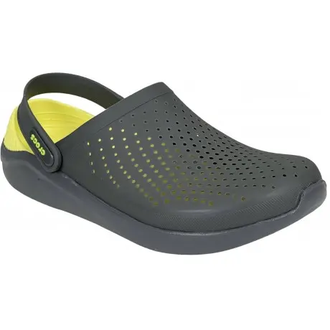 CROCS LITERIDE CLOG ЧЕРНЫЕ С ЖЕЛТЫМ