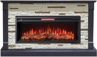 Линейный электрокамин Моника BL M1 с очагом Joker 45
