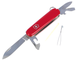 VICTORINOX Recruit 0.2503, 84 мм, 10 функций, красный