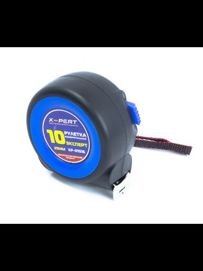 Рулетка с трещеткой 25мм 10м (60) РОСТОВ