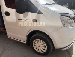 Защита штатного порога d53 для ГАЗель Next (2014-...)