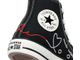 Кеды Converse All Star Valentine's Day черные высокие