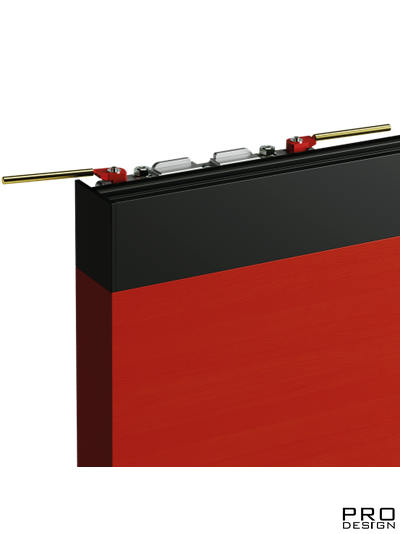 Раздвижная система Magic EQUAL для двери 68-110см до 40кг (черный анод.) (38-40 мм)