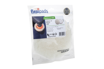 150 мм FlexiPads экстра режущий меховой круг Ultimate Merino из цельной овчины (ворс 32 мм)