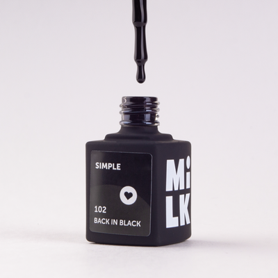 Гель-лак MiLK Simple 102 Back In Black 9 мл