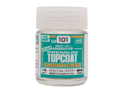 Mr. Hobby: Акриловый матовый лак GH101 "Premium Top Coat Smooth Clear UV Cut"