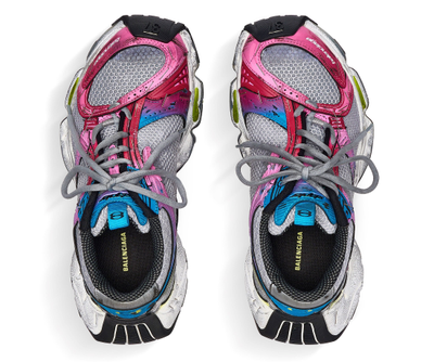 Balenciaga Stapler Sneaker Grey Blue Pink женские