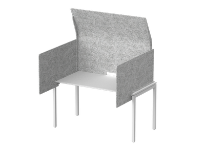 Кабина с высоким экраном-парусом и выступающими боковыми стенками