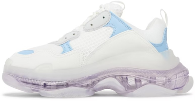 Balenciaga Triple S Clear Sole Light Blue Purple