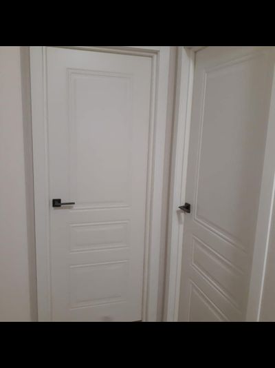 TRIO GRACE V1/ POLAR. ТРИО ГРЕЙС В1. ПОЛОТНО ГЛУХОЕ/ БЕЛАЯ ЭМАЛЬ.