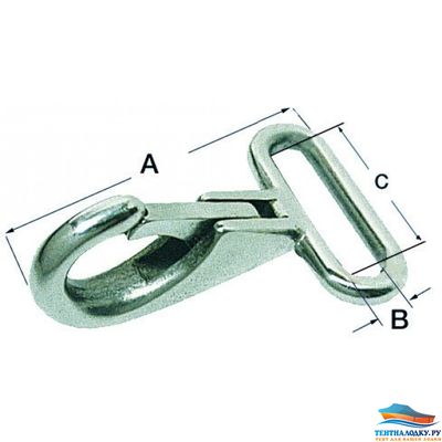 Карабинчик вертлюжный для строп