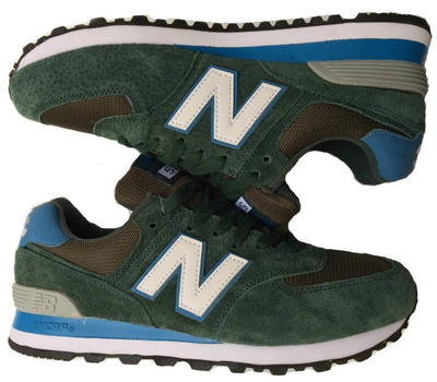 New Balance 574 зеленые