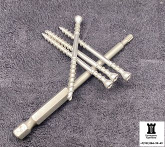 Саморезы для террасной доски 4,2х58 нержавеющая сталь (400 шт)