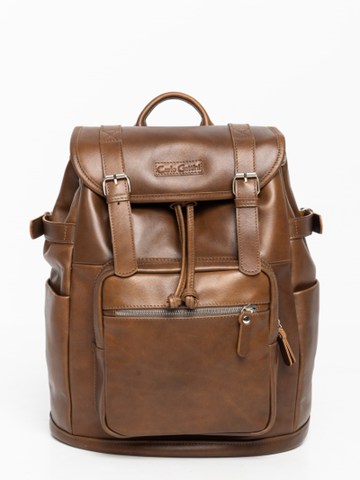 Кожаный рюкзак Volturno NEW Premium brown (арт. 3004-63)