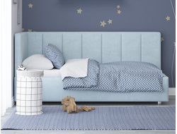 Кровать односпальная QUADRA 90 Х 200 изголовье 94 с подъемным механизмом и бельевым ящиком или без