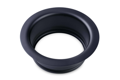 Комплект для измельчителя: фланец + кнопка в цвете "Матовый черный"