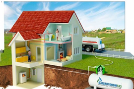 Установка газгольдеров