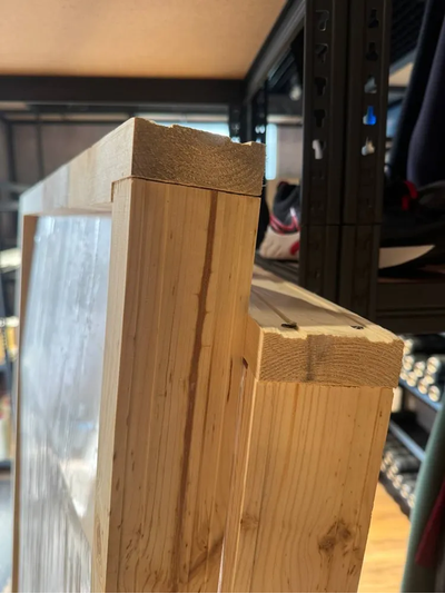 Дверь для бани деревянная 1700х800х40