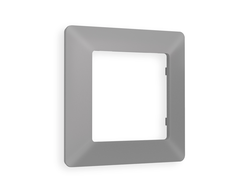 Рамка 1-ая Сталь матовый, коллекция LINE - Ambrella Volt - ALFA