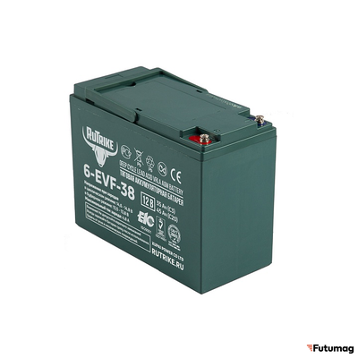 Тяговый аккумулятор RuTrike 6-EVF-38 (12V38A/H C3)