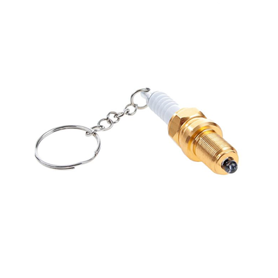 Брелок «Свеча зажигания с фонариком», металл ЗОЛОТО