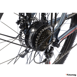 Электровелосипед WHITE SIBERIA CAMRY ALLROAD 500W матовый зеленый