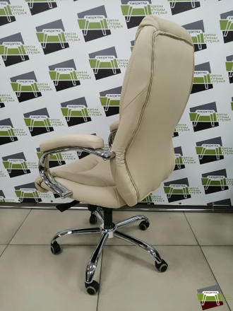 Кресло CH-153 Аляска В хром ХДП МБ Ср S-0414 (темно-бежевый) UTFC