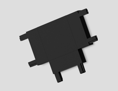 Коннектор T-образный для накладного шинопровода Magnetic Ultra Slim GV 1122 BK черный 46*36*6