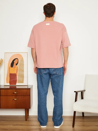 МУЖСКАЯ ФУТБОЛКА РОЗОВЫЙ "ЦВЕТОЧНЫЕ КЕДЫ"