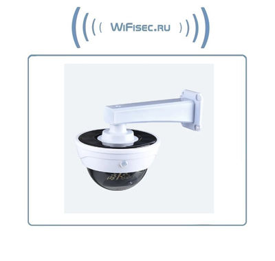 DE/SK6 Муляж уличной купольной видеокамеры + светильник. Встроенный аккумулятор + солнечная панель. + пульт управления.