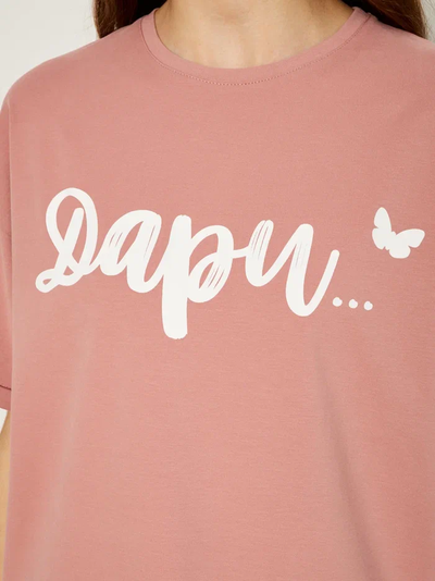 ЖЕНСКАЯ ФУТБОЛКА РОЗОВАЯ "ДАРИ"