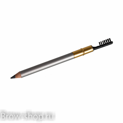 Карандаш для бровей со щеточкой, черный
