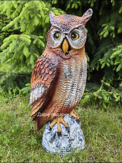 СОВА - символ мудрости! 50*25см   2кг   полистоун Россия 2159/012328*