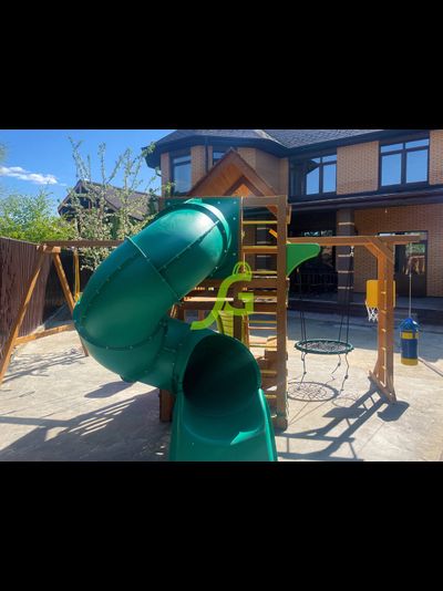 Детская площадка IgraGrad Крафт Pro 4 с трубой мод.2