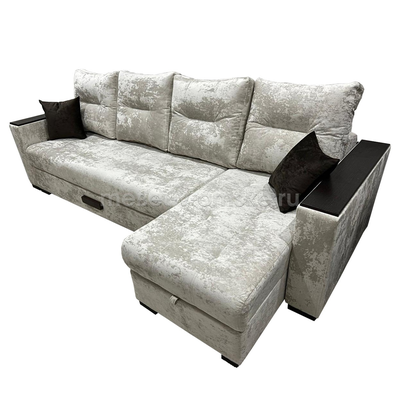 Диван угловой Флай-4 (тик-так+оттоманка)