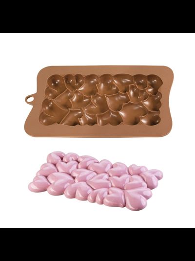 Силиконовая форма для шоколада "Сердце"
