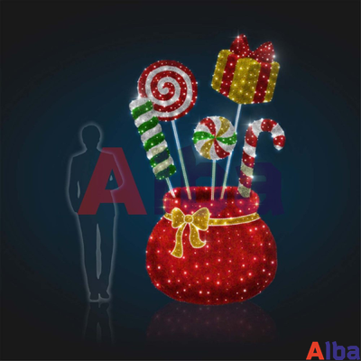 Световая фигура Мешок с подарками