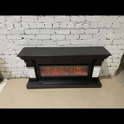 Линейный электрокамин Дублин BL M2 с очагом Beverly 1000