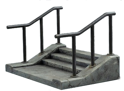 Диорама в масштабе 1/12 scale - Ступени (Джокер) (BH009) - BulletHead