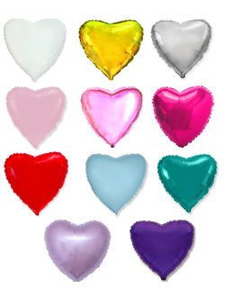 Шар 18"/46 см Сердце, Испания, МИКС