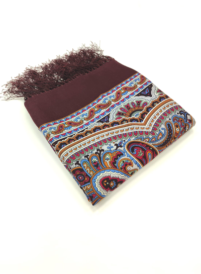 Павловопосадский платок Узор дождя 1695-6