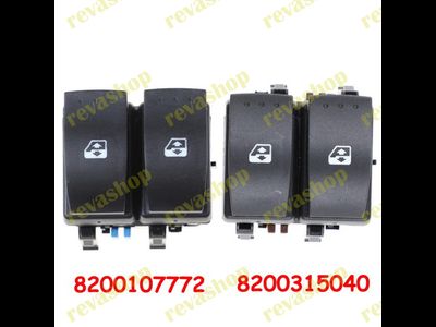 Кнопки управления стеклоподъемниками Renault