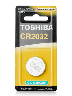 Батарейка литиевая Toshiba CR2032/1BL 1 штука