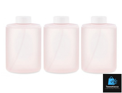 Сменные блоки жидкого мыла для дозатора Xiaomi Mijia AutomaticFoam Soap Dispenser 3шт Розовый