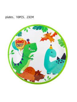 Таркелки НВ дино 23см 10шт