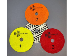 Комплект 3-шаговых АГШК Trio Diamond 100 мм - 3 штуки