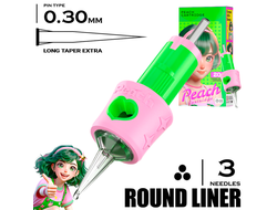 3 RLLT-X/0.30 - Round Liner Long Taper Extra - PEACH